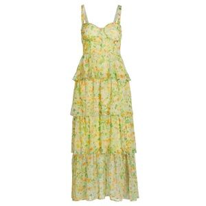NWT Midsummer Floral Tiered Maxi
